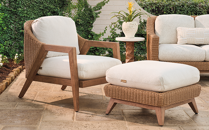 Outdoor living room scene