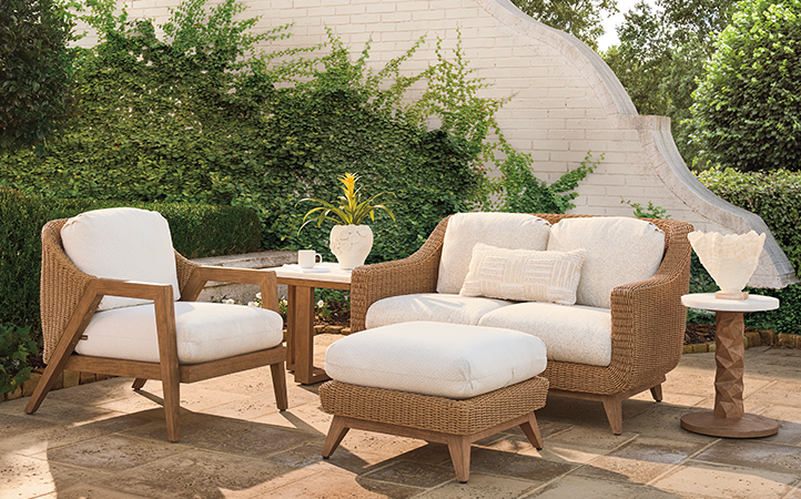 Outdoor living room scene