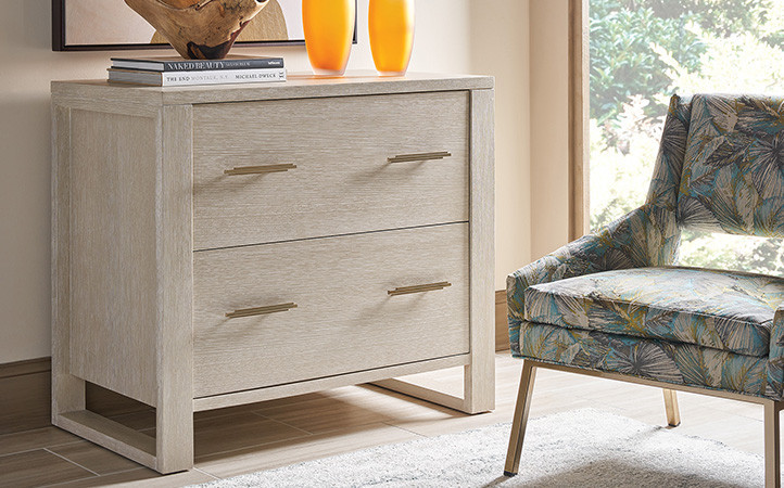 Silverstone office scene featuring a file cabinet.